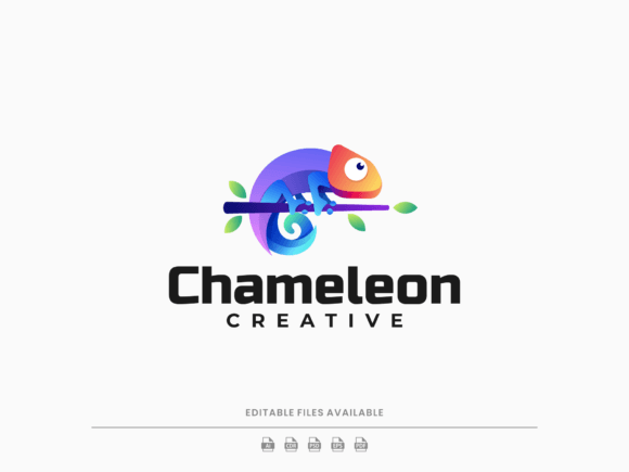 Chameleon Gradient Colorful Logo: A Versatile and Professional Design Solution