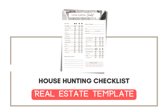 Editable House Hunting Checklist: A Must-Have Tool for Every Homebuyer