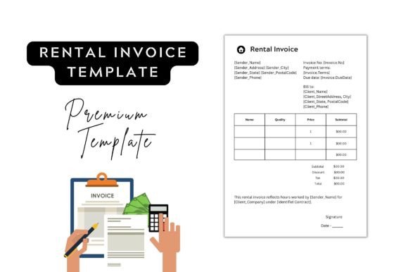 Premium Rental Invoice Template: A Strategic Tool for Business Growth