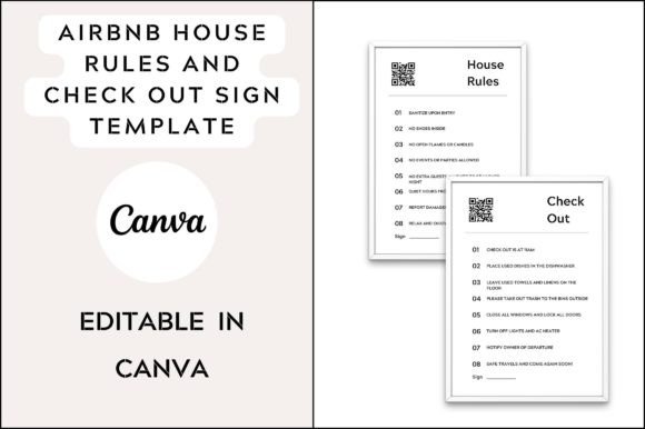 Superhost Vacation Rental House Rules and Printable Airbnb Templates